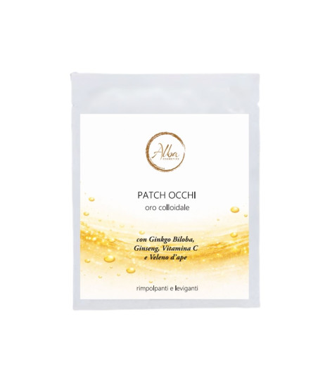 PATCH OCCHI ORO COLLOIDALE CONF. 2 PZ