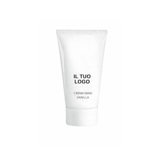 CREMA MANI NUTRIENTE VANIGLIA 50 ML- ETICHETTA PERSONALIZZATA