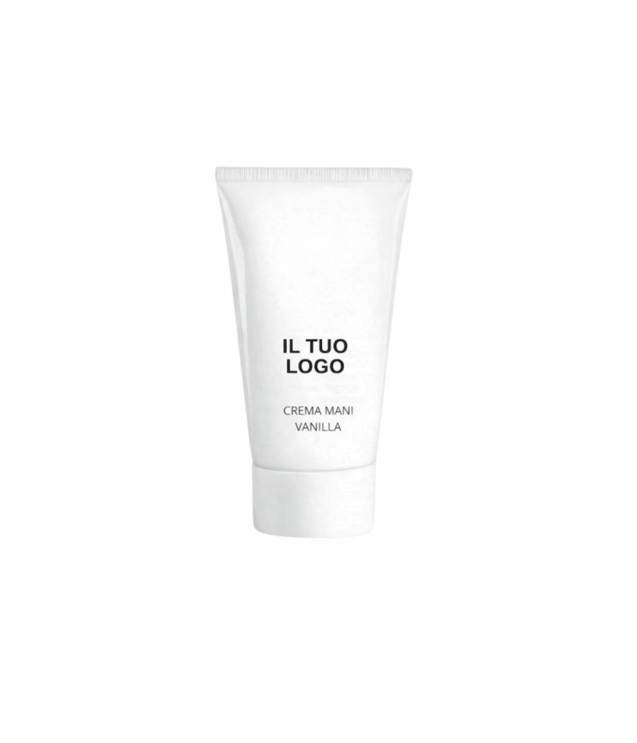 CREMA MANI NUTRIENTE VANIGLIA 50 ML- ETICHETTA PERSONALIZZATA