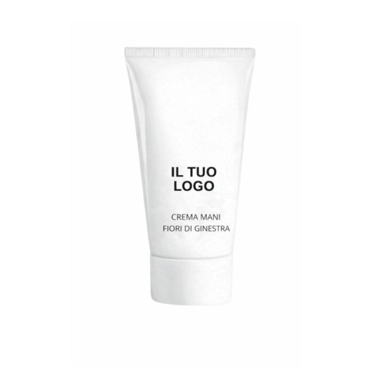 CREMA MANI NUTRIENTE FIORI DI GINESTRA 50 ML- ETICHETTA PERSONALIZZATA