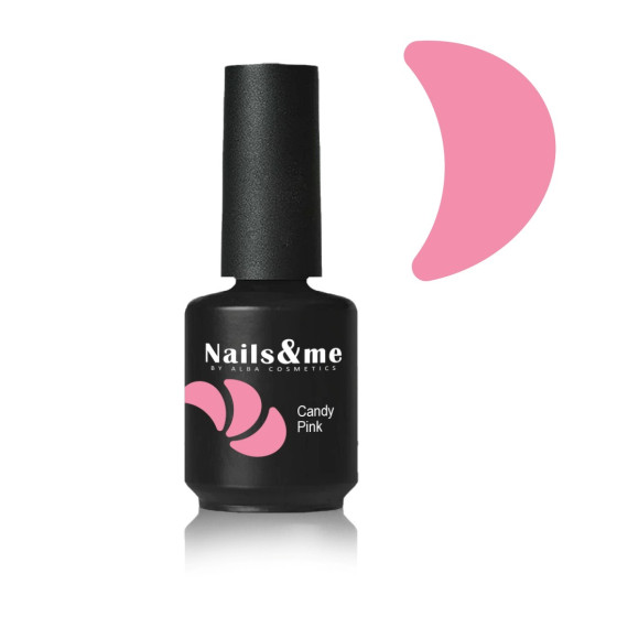 SMALTO GEL SEMIPERMANENTE CANDY PINK HEMA FREE 15 ML