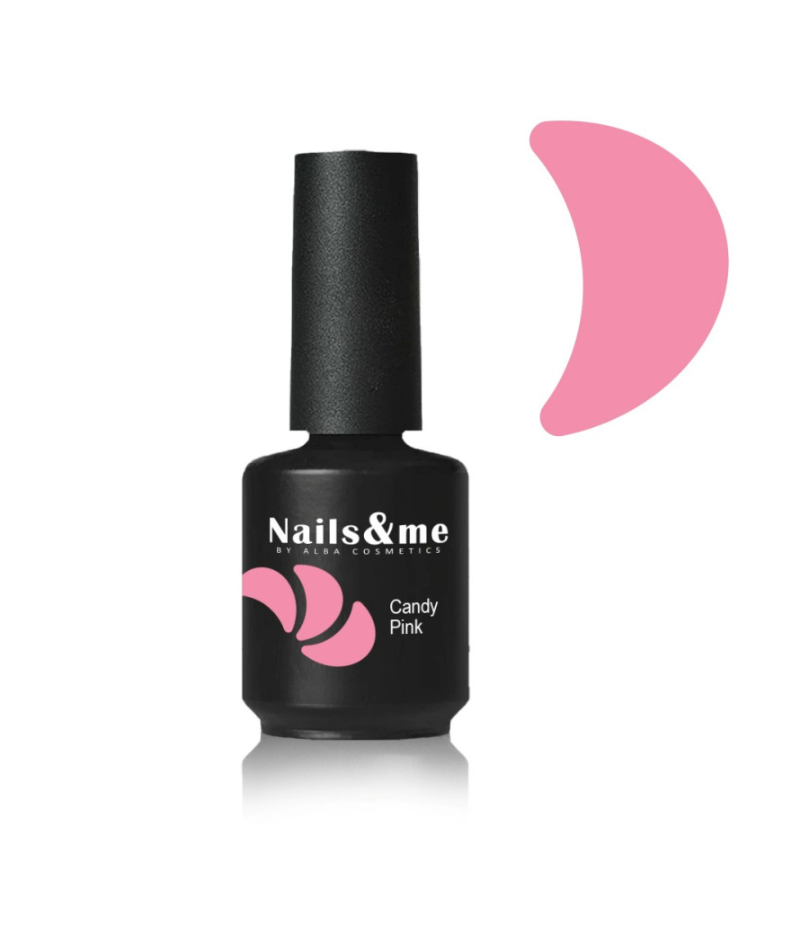 SMALTO GEL SEMIPERMANENTE CANDY PINK HEMA FREE 15 ML