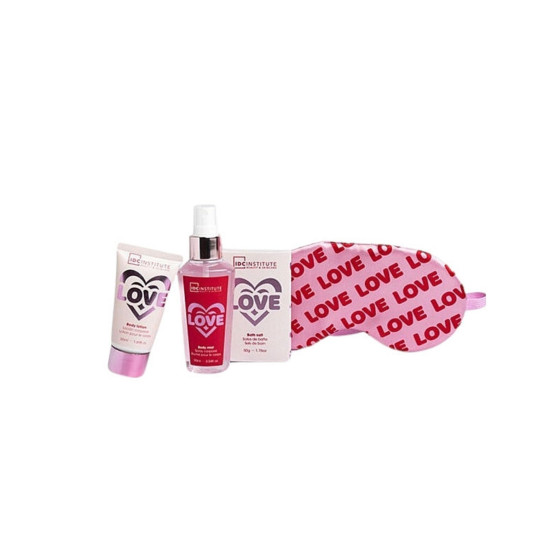 SET IN LOVE 4PZ. (MASCHERA NOTTE, LATTE CORPO, SPRAY CORPO, SALI DA BAGNO)