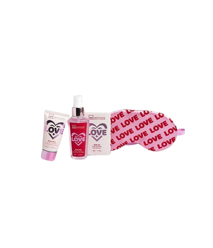 SET IN LOVE 4PZ. (MASCHERA NOTTE, LATTE CORPO, SPRAY CORPO, SALI DA BAGNO)
