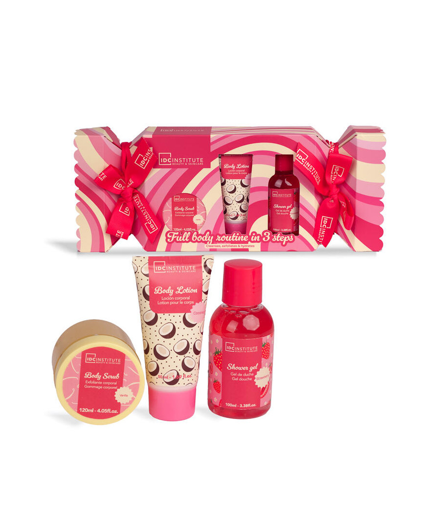 SWEET SWIRLS CANDY CARE SET (SHOWER GEL+BODY LOTION+ BODY SCRUB)