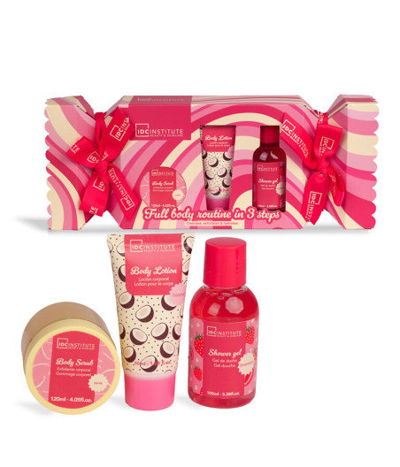 SWEET SWIRLS CANDY CARE SET (SHOWER GEL+BODY LOTION+ BODY SCRUB)