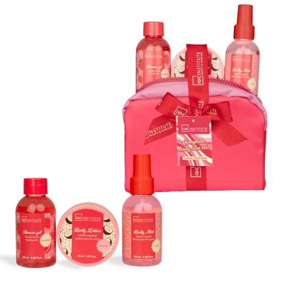 SWEET SWIRLS CANDY CARE BATH SET (SHOWER GEL+ BODY MIST+BODY LOTION+POCHETTE)