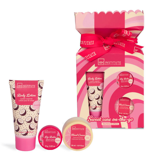 SWEET SWIRLS CANDY CARE MINI SET (LIP BALM+BODY LOTION+ HAND CREAM)