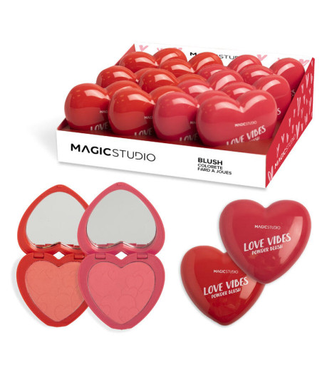 ESPOSITORE LOVE VIBES HEART BLUSH 12PZ.