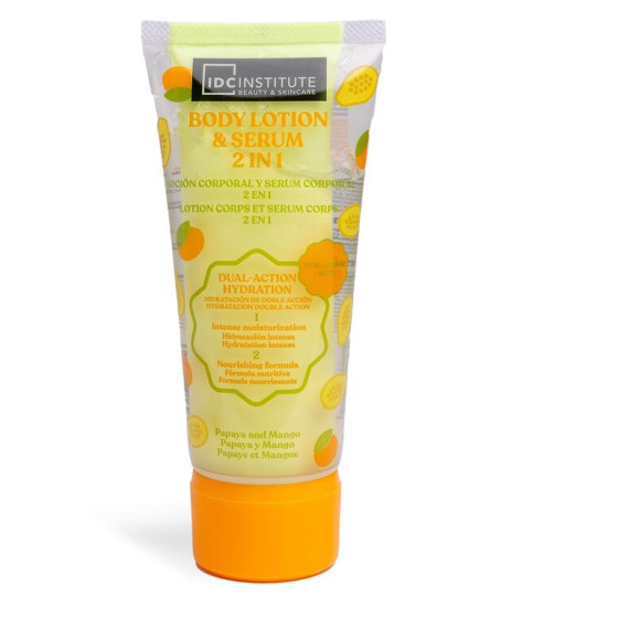 ESPOSITORE SKIN FOOD BODY LOTION & SERUM 2 IN 1 MANGO E PAPAYA 1PZ.