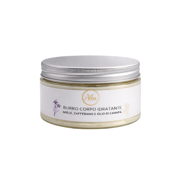 BURRO CORPO SUPER IDRATANTE MIELE,ZAFFERANO, OLIO DI CANAPA 200ML