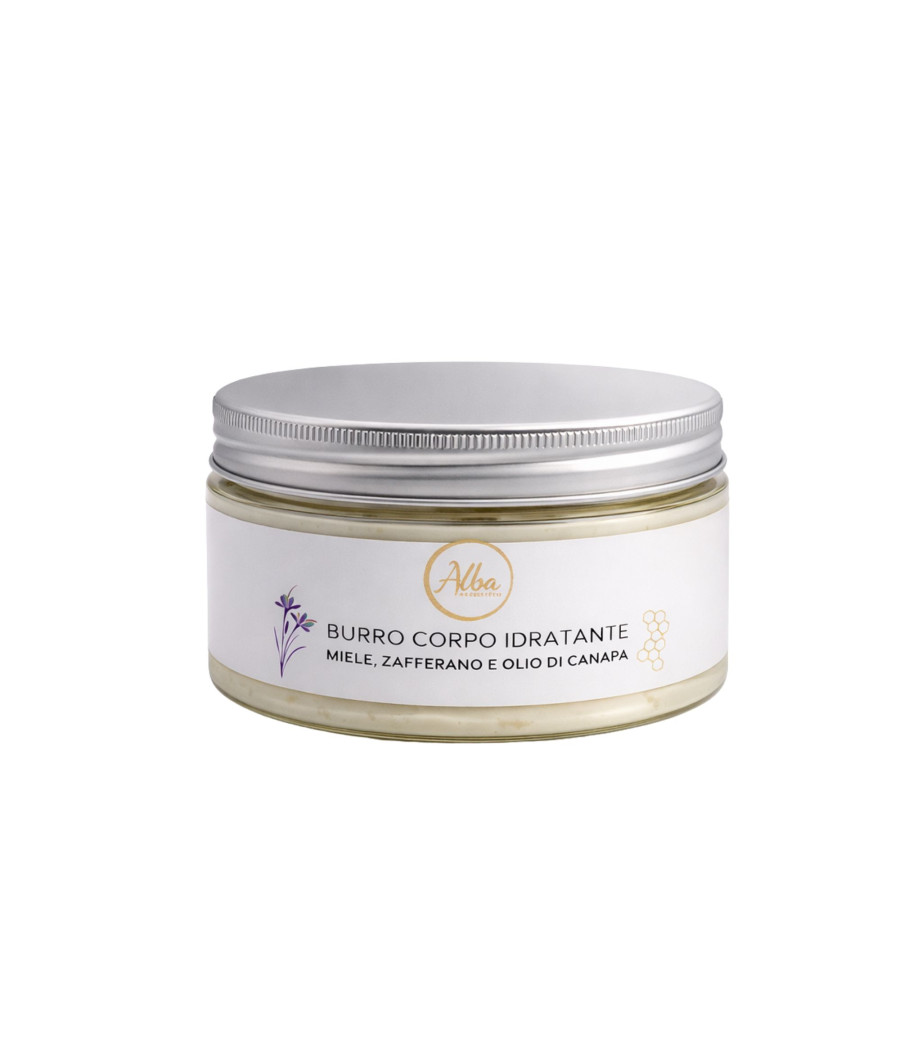 BURRO CORPO SUPER IDRATANTE MIELE,ZAFFERANO, OLIO DI CANAPA 200ML