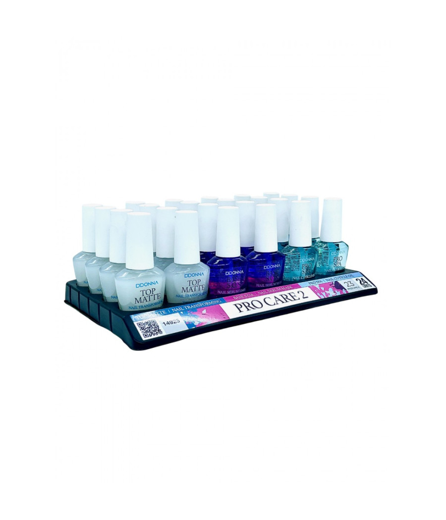 ESPOSITORE SMALTO EFFETTO GEL CURATIVO 24PZ.