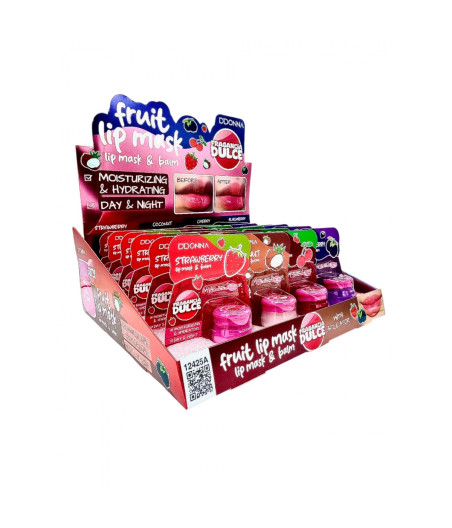ESPOSITORE LIP MASK & BALM FRUIT 24PZ.