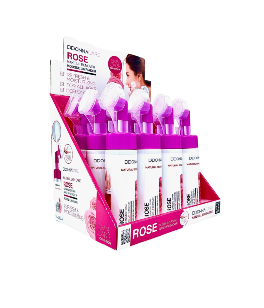 ESPOSITORE MAKE UP REMOVER ROSA MOSQUETA 12 PZ