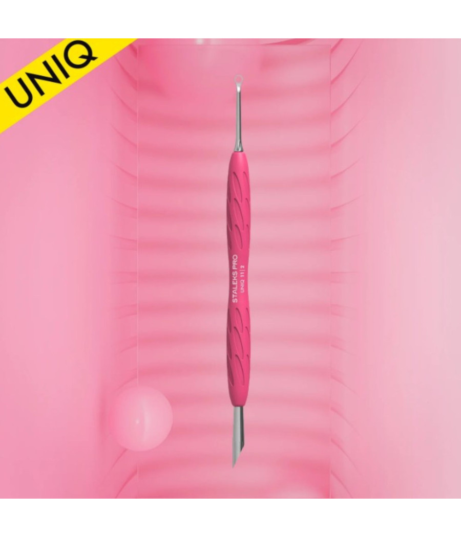 SPATOLA PER MANICURE  UNIQ 11 TYPE 2Y CON MANICO IN SILICONE