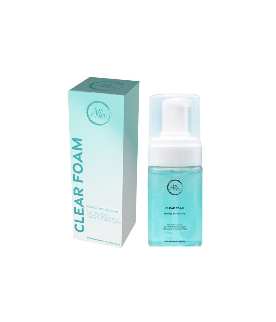 CLEAR FOAM-MOUSSE VISO DETERGENTE SKINCARE COREANA 100 ML