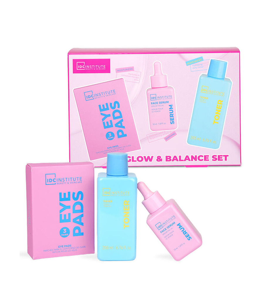 KIT GLISSY RADIANT HYDRA SET TONICO 200ML+SIERO VISO 50ML+ 3 PAIA PATCH OCCHI