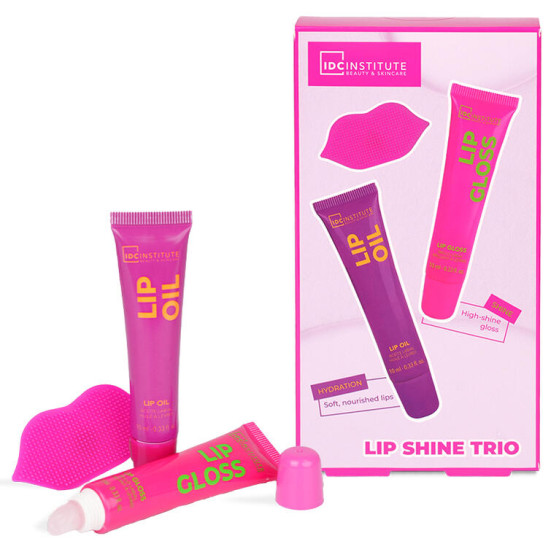KIT GLISSY RADIANT LIP COMBO LIP GLOSS 10ML+LIP OIL 10ML+LIP PAD