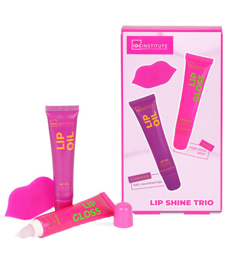 KIT GLISSY RADIANT LIP COMBO LIP GLOSS 10ML+LIP OIL 10ML+LIP PAD