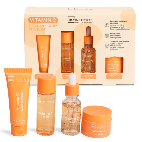TRAVEL KIT VITAMINA C (25g CLEANSER,30ml TONICO,18ml SIERO,20g CREMA)