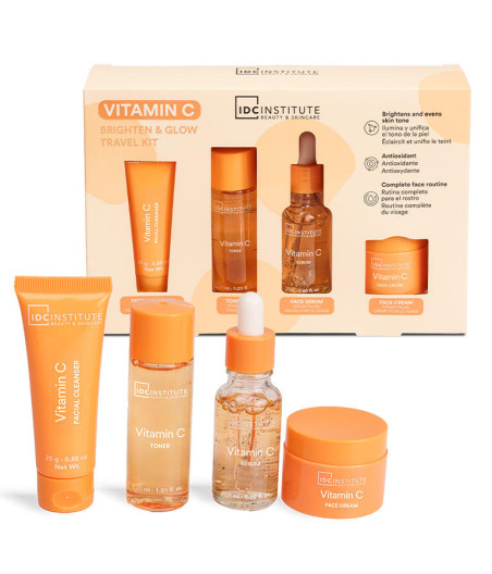 TRAVEL KIT VITAMINA C (25g CLEANSER,30ml TONICO,18ml SIERO,20g CREMA)