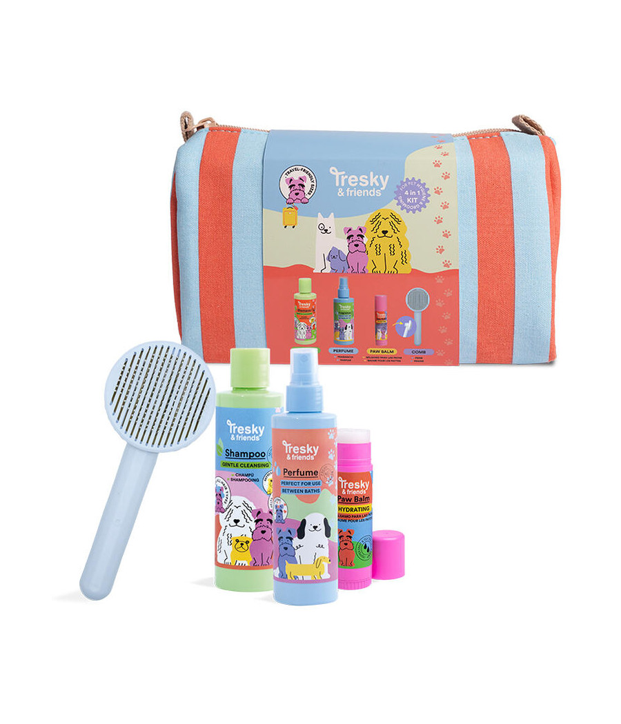 TRESKY&FRIENDS PET TRAVEL CARE KIT 5PZ.