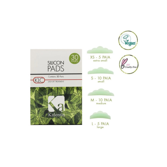 KALENTIN  PADS VEGANI IN SILICONE 60 PZ MIX XS-L