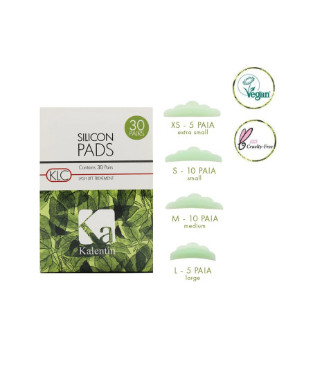 KALENTIN  PADS VEGANI IN SILICONE 60 PZ MIX XS-L