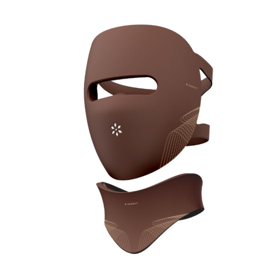 GARETT LED FACE & NECK MASK BROWN