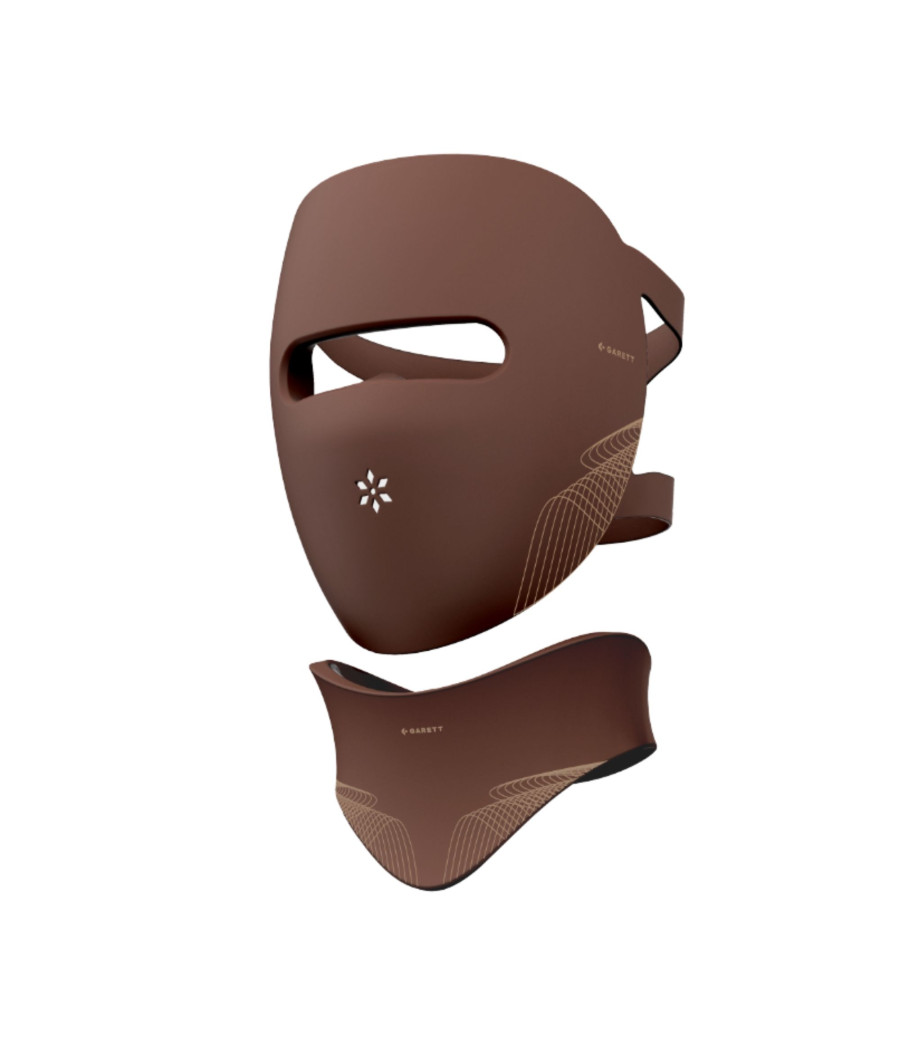 GARETT LED FACE & NECK MASK BROWN