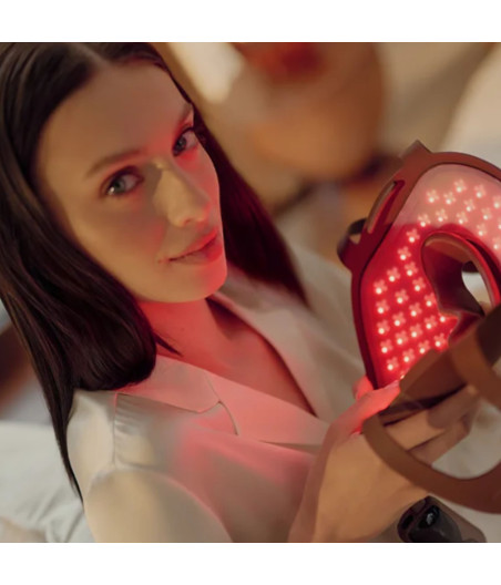 GARETT LED FACE & NECK MASK BROWN