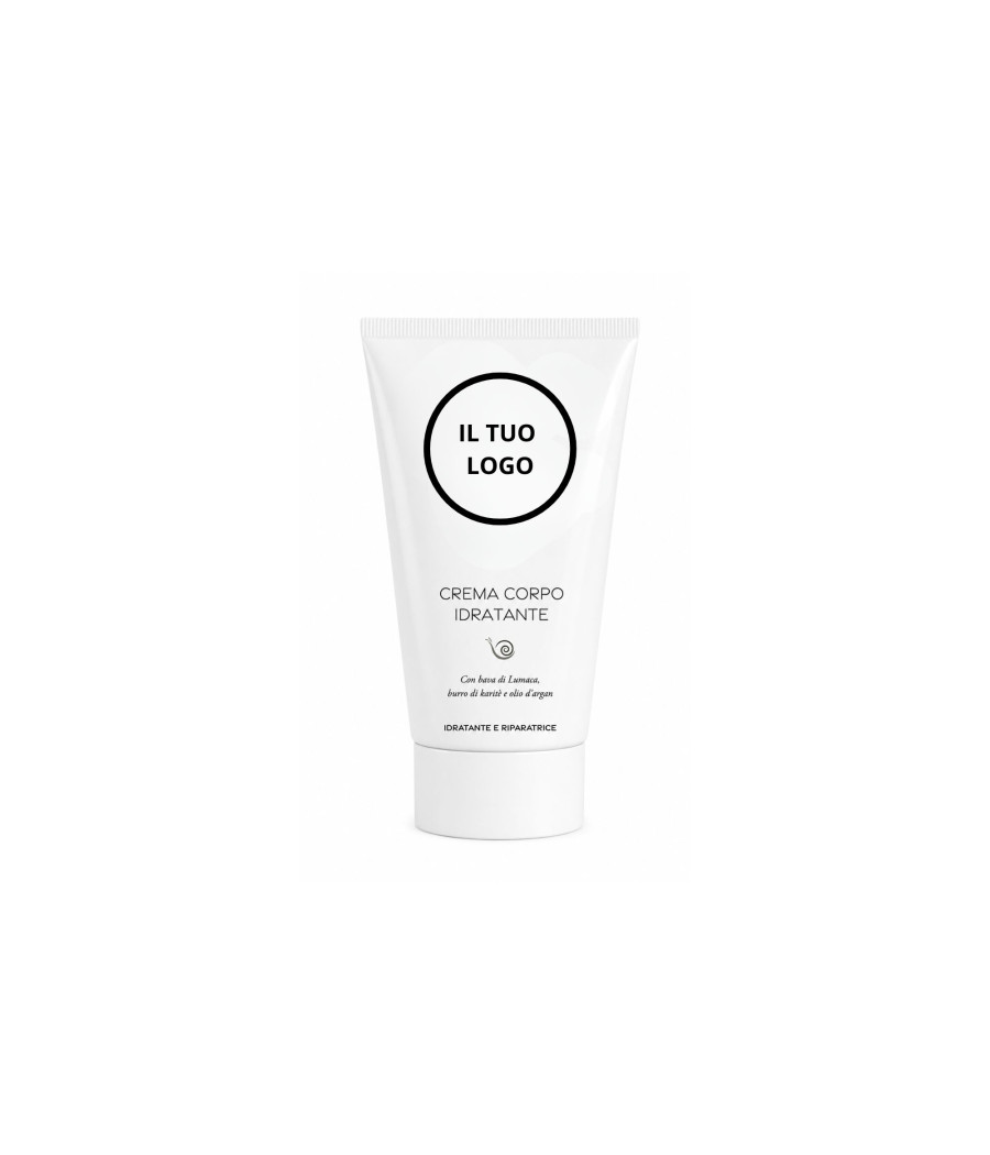 CREMA CORPO CON BAVA DI LUMACA 30 ML -ETICHETTA PERSONALIZZATA