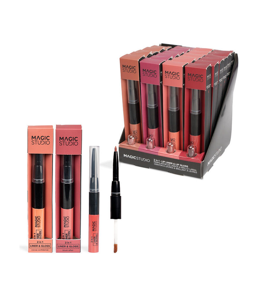 ESPOSITORE 2 IN 1 LIP SET-MATITA & GLOSS 24PZ.