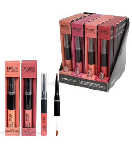 ESPOSITORE 2 IN 1 LIP SET-MATITA & GLOSS 24PZ.