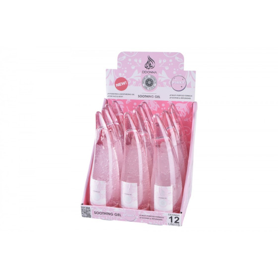 ESPOSITORE GEL CALMANTE CORPO PINKY 260ML 12PZ.