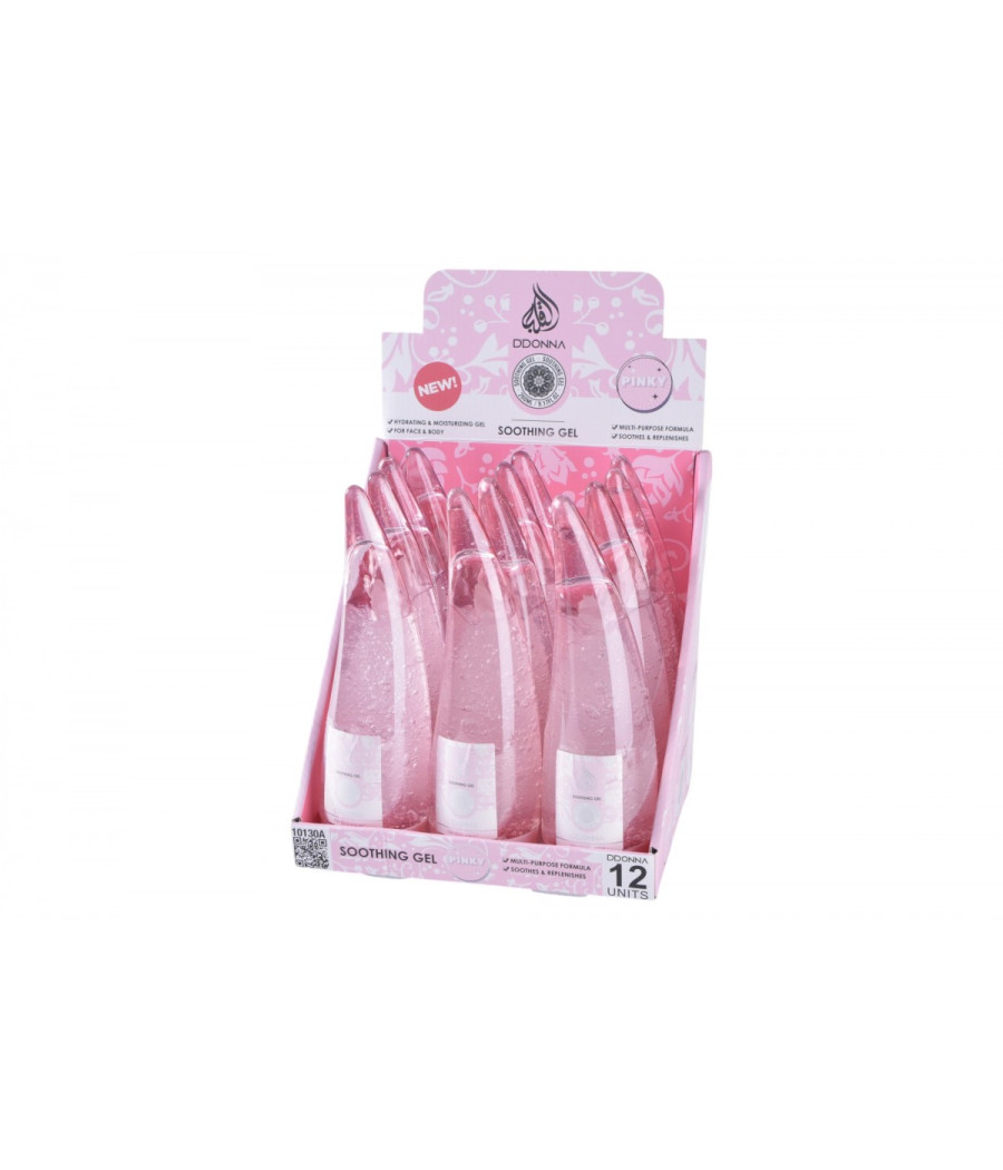ESPOSITORE GEL CALMANTE CORPO PINKY 260ML 12PZ.