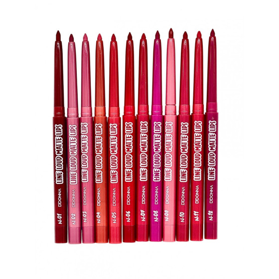 ESPOSITORE MATITA LABBRA MATTE 72 PZ 12 COLORI