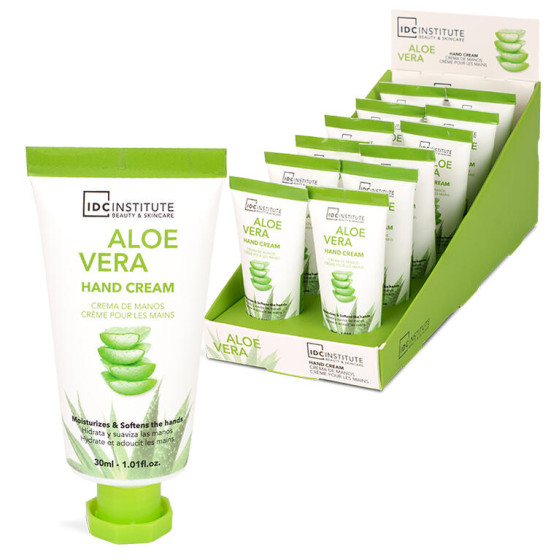 ESPOSITORE CREMA MANI ALOE 30ML 12PZ.