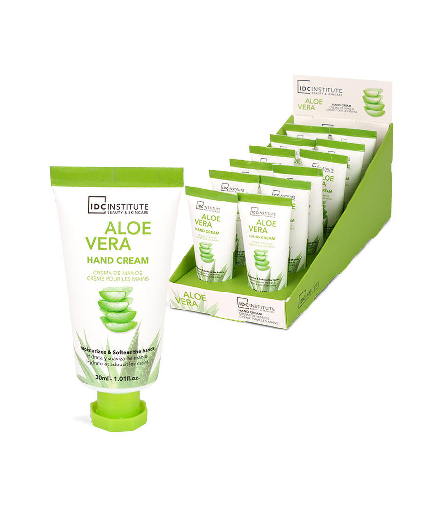 ESPOSITORE CREMA MANI ALOE 30ML 12PZ.