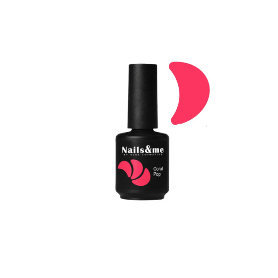 SMALTO GEL SEMIPERMANENTE CORAL POP HEMA FREE 15 ML