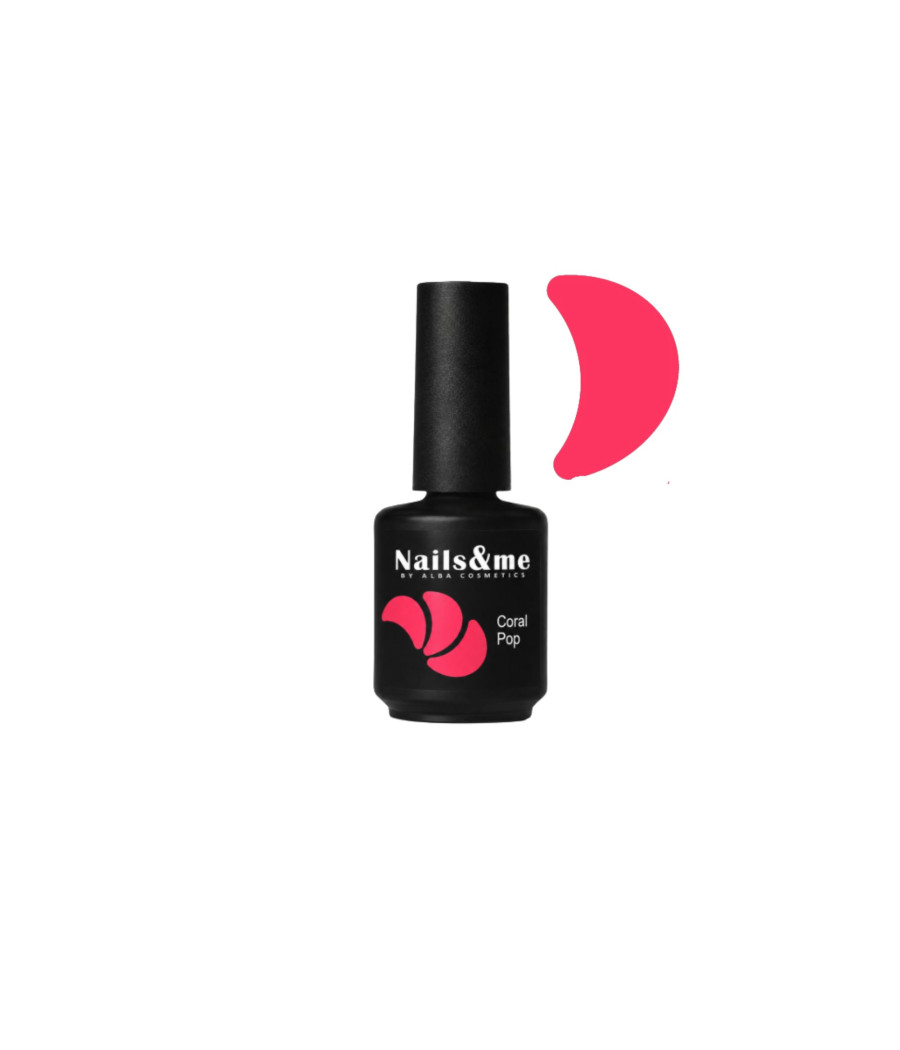 SMALTO GEL SEMIPERMANENTE CORAL POP HEMA FREE 15 ML
