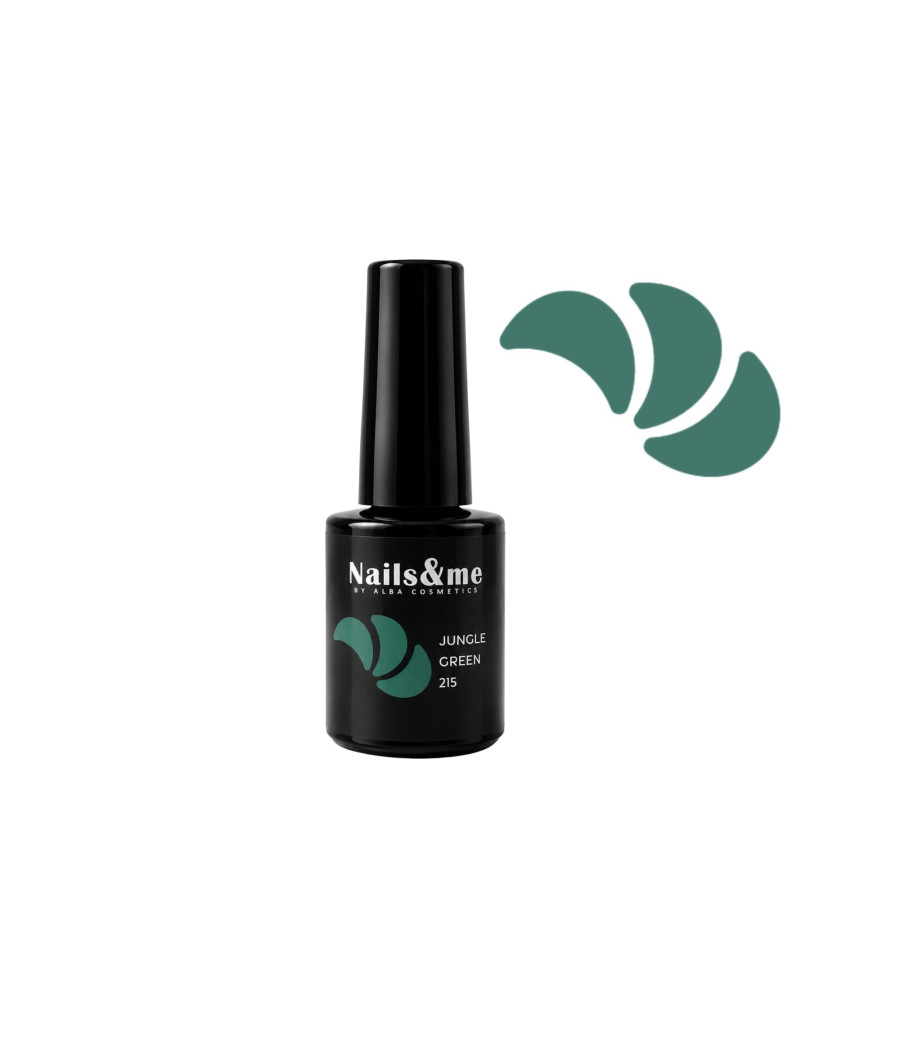 SMALTO GEL SEMIPERMANENTE JUNGLE GREEN N.215 10 ML