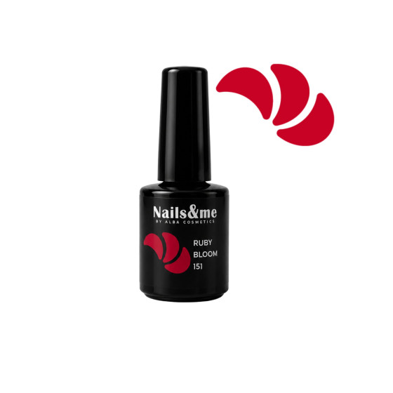 SMALTO GEL SEMIPERMANENTE RUBY BLOOM N.151 10 ML