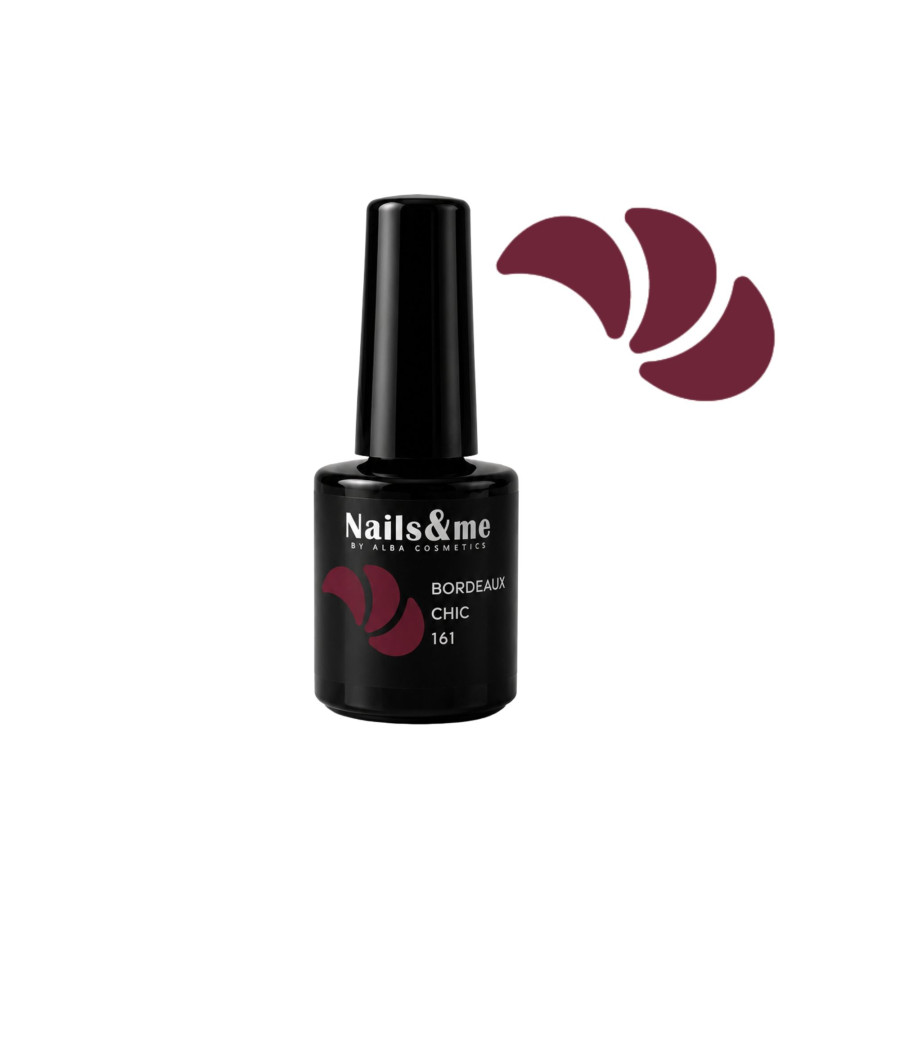 SMALTO GEL SEMIPERMANENTE BORDEAUX CHIC N.161 10 ML