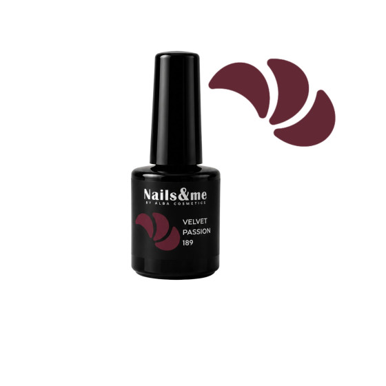 SMALTO GEL SEMIPERMANENTE VELVET PASSION N.189 10 ML