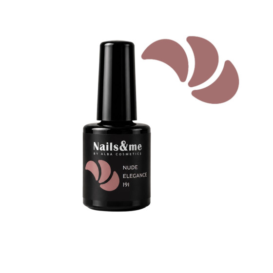 SMALTO GEL SEMIPERMANENTE NUDE ELEGANCE N.191 10 ML