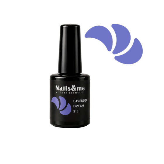 SMALTO GEL SEMIPERMANENTE LAVENDER DREAM N.213 10 ML