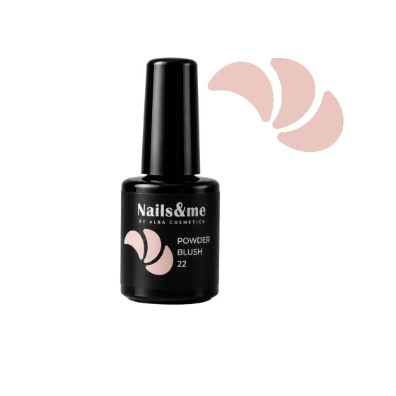 SMALTO GEL SEMIPERMANENTE POWDER BLUSH N.22 10 ML