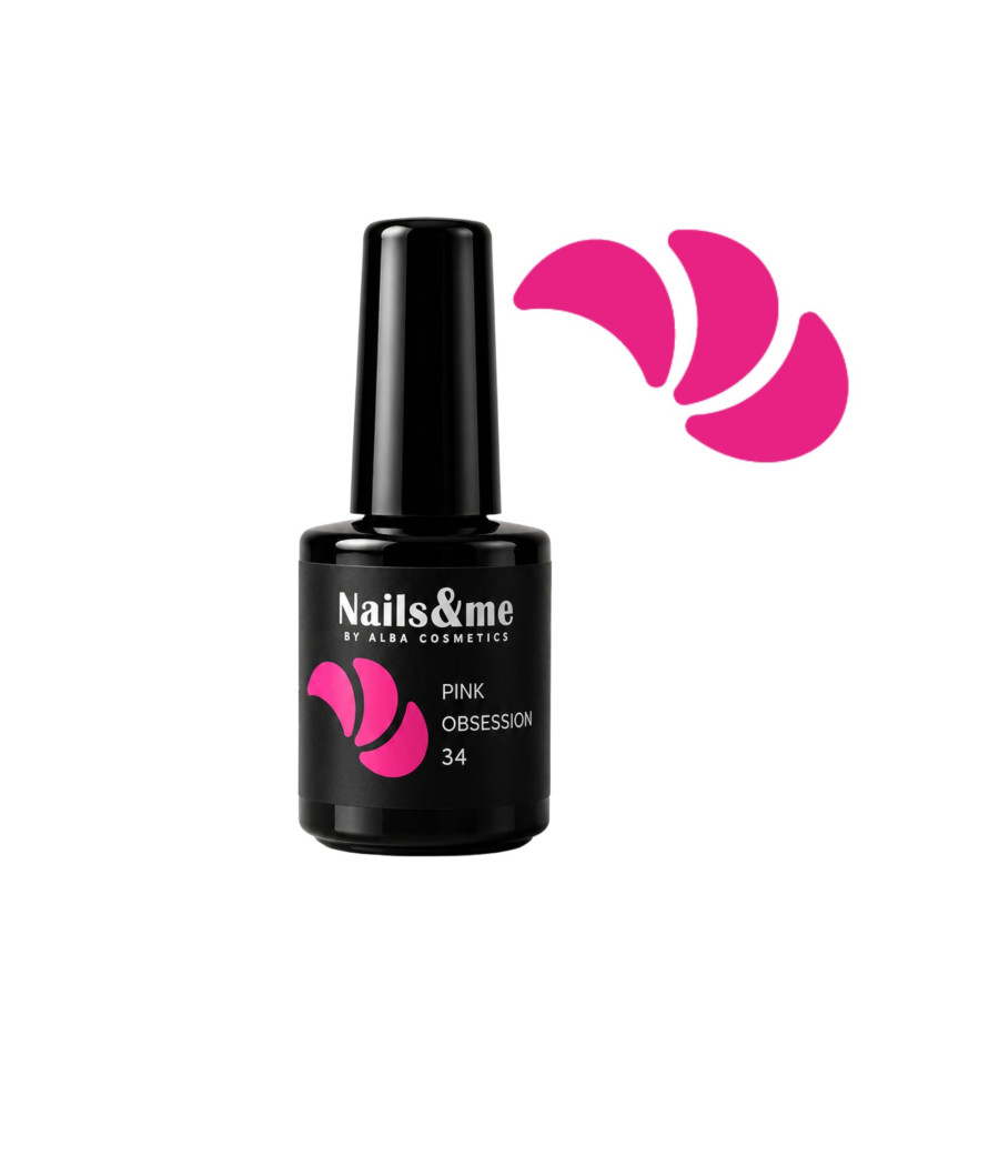 SMALTO GEL SEMIPERMANENTE PINK OBSESSION N.34 10 ML